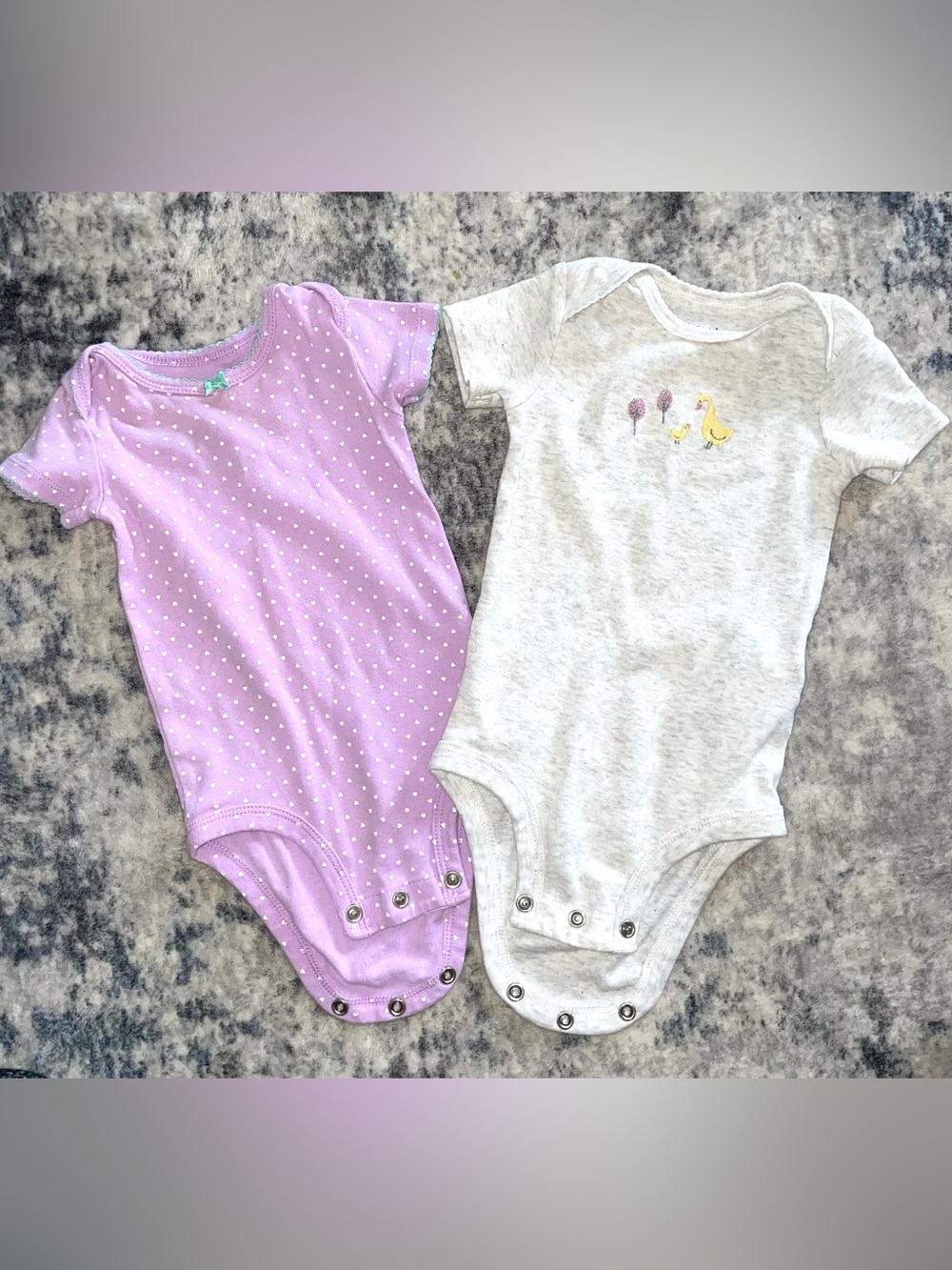 Carters bodysuits